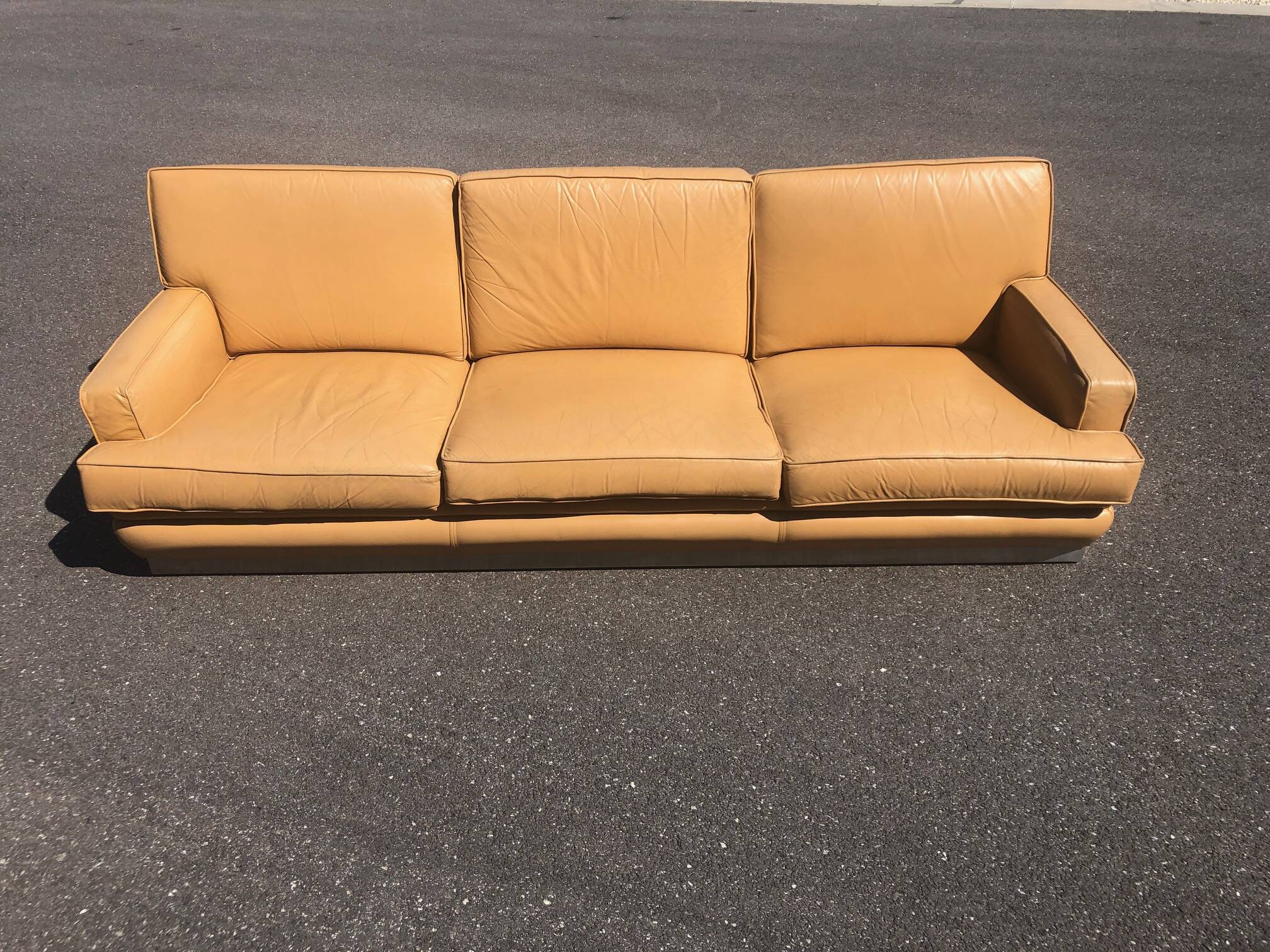 Roche Bobois leather sofa 1970