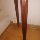 Half-moon wooden console