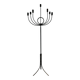 Large brutalist candelabrum in wrought iron