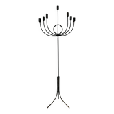 Large brutalist candelabrum in wrought iron