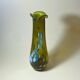 Vintage Modern Glass Vase Budveszel Gyula Hungary 1990s