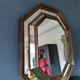 Old octagonal mirror  82x102cm