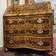 Baroque Bureau Secretary Desk, Fruitwood Marquetry, Germany, c. 1760