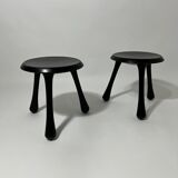 Pair of Ingvar Kamprad tripod stools