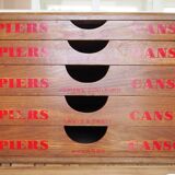 Canson vintage paper storage cabinet
