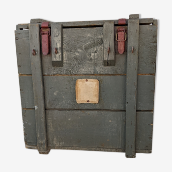 Dark green military trunk