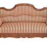 Recamier silk velvet loveseat, 1930