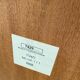Armoire meuble tv bonnetière en merisier massif 80s