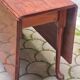 Mahogany drop-leaf table