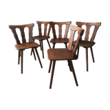 Set of 5 bistro chairs