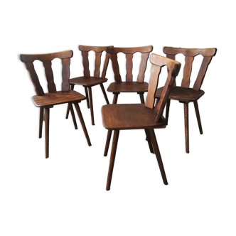 Set of 5 bistro chairs