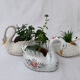 Cache pot cygne 80s
