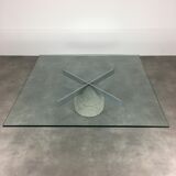 Table basse Paracarro de Giovanni Offredi pour Saporiti, italie 1970