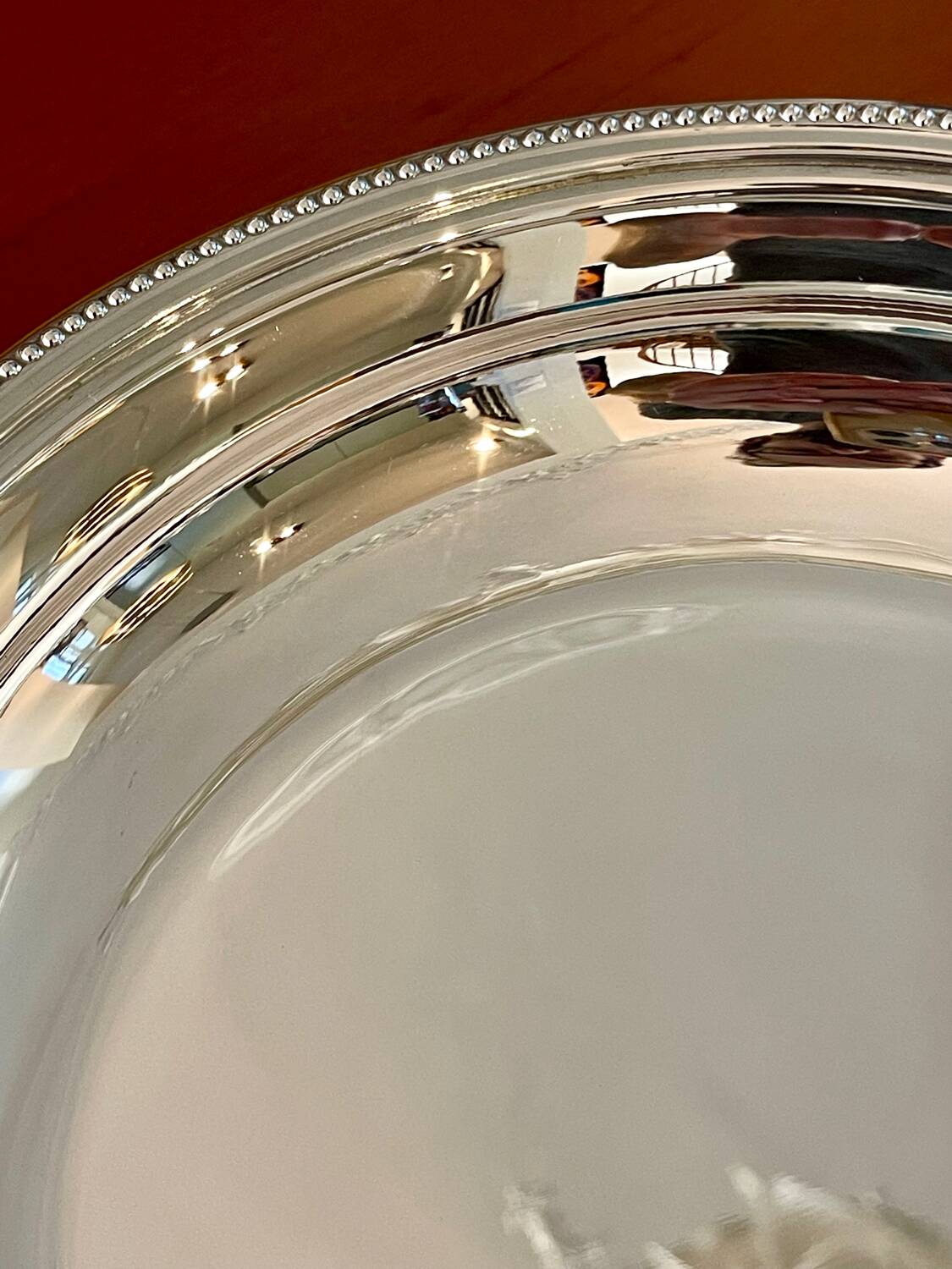 Christofle pearl model, dish, new condition