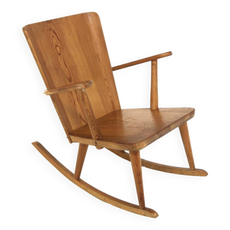 Scandinavian rocking chair, Göran Malmvall, Sweden, 1950