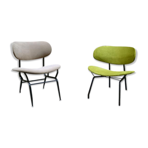 Lot de deux chaises en