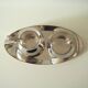 1960s Bauhaus Wagenfeld Silver Plate Sugar Cream Serving Set