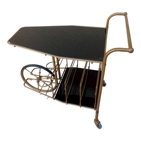 Desserte vintage range disque