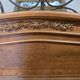 Old Louis XVI style oak headboard