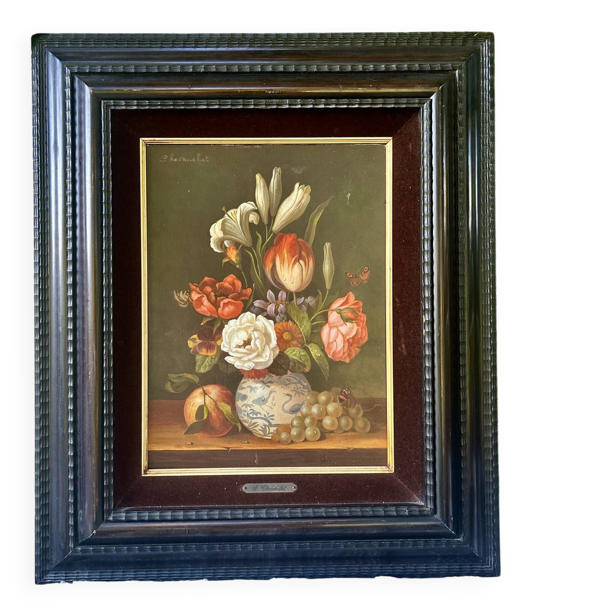 Oil on canvas FLOWER BOUQUET