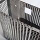 Chromed steel industrial wall paper basket, 60s