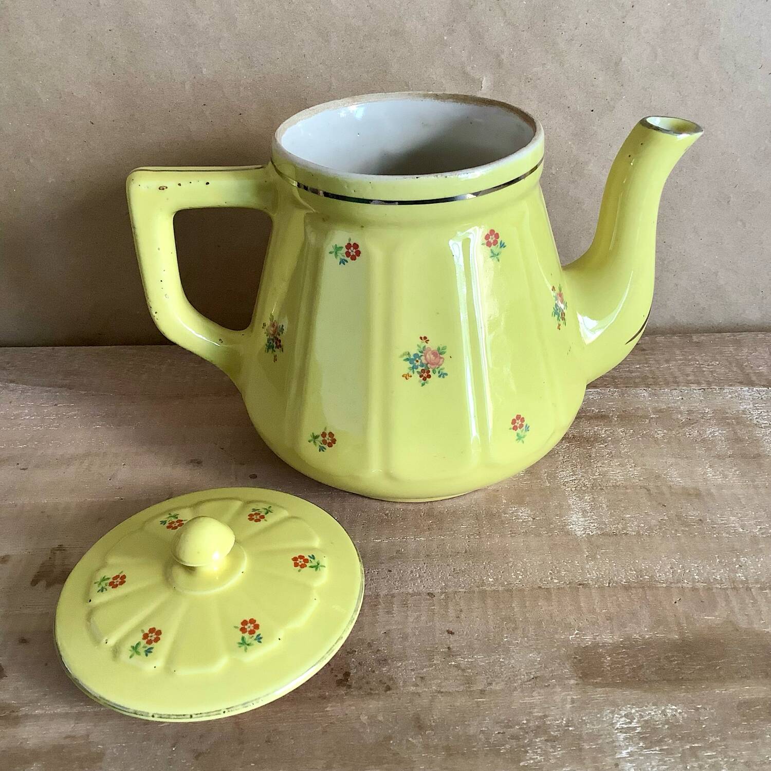 Yellow teapot