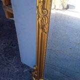 Miroir Louis XV bois doré ep XIX em - 144 cm