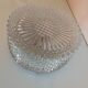 Plafonnier rond pointes de diamant / vintage années 60-70