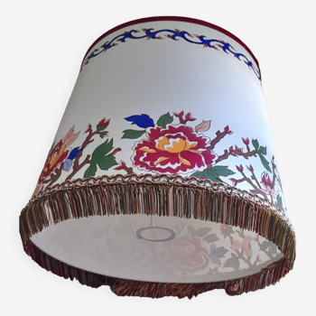 Abat-jour pour lampe gien pivoine