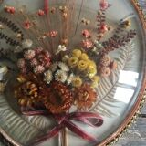 Frame dried flowers