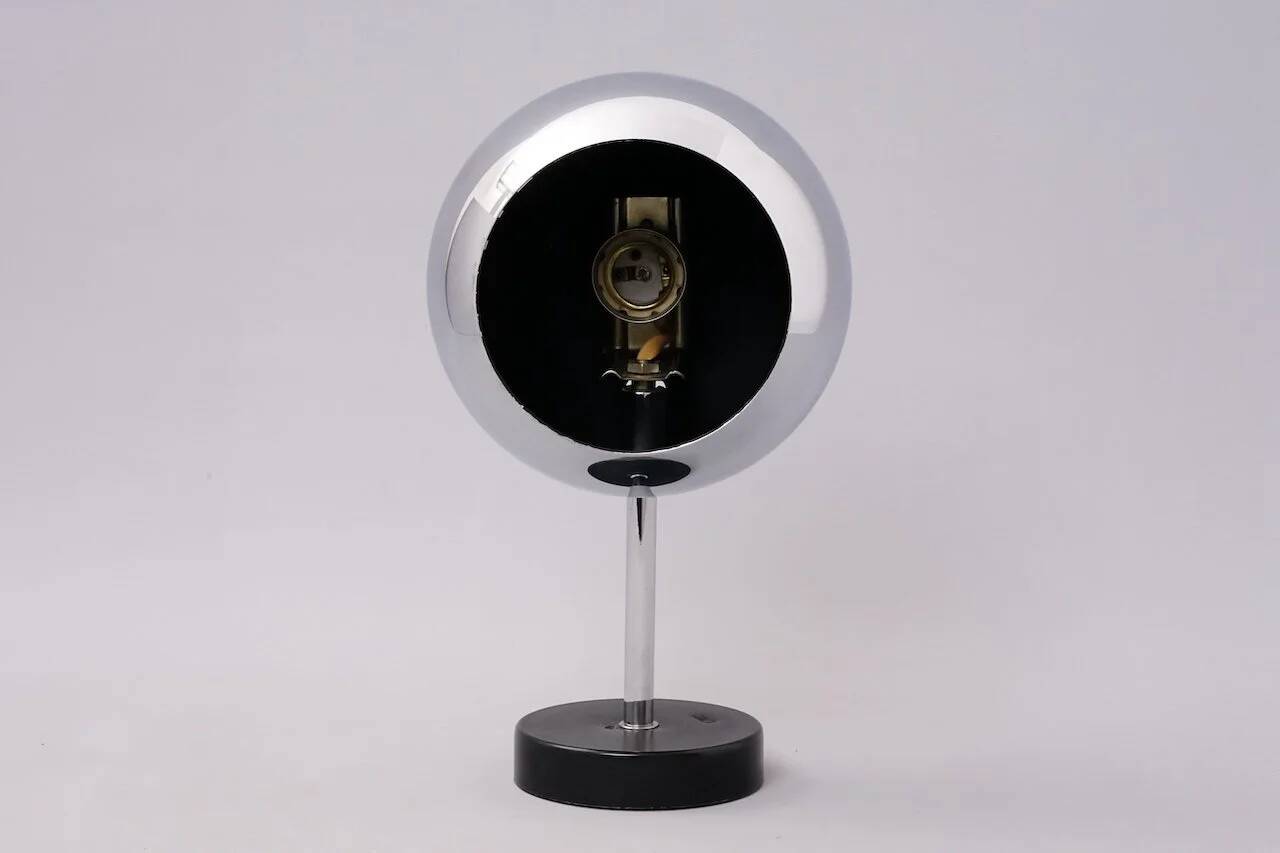 Chrome-plated ceiling lamp from Staff