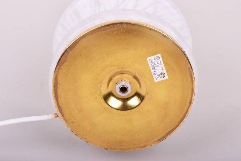 Mid-Century Czech Glass Table Lamp, 1960s