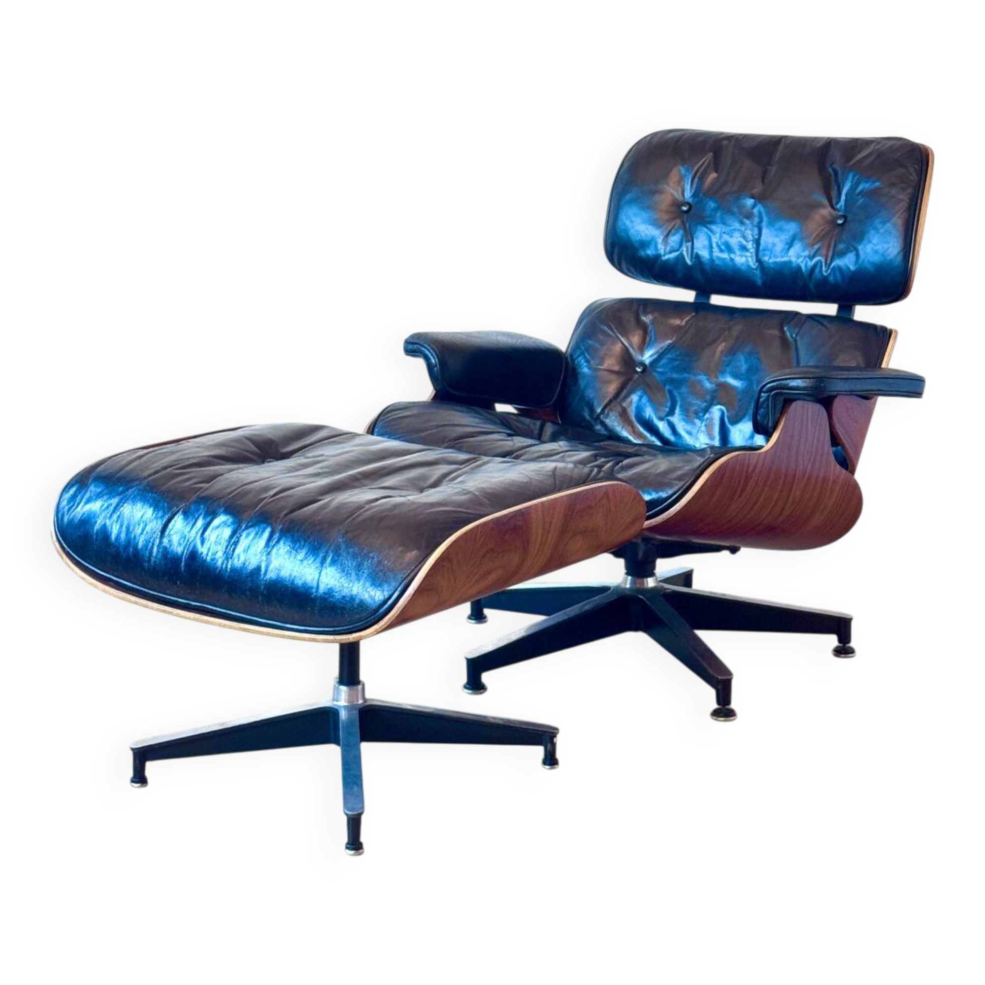 Black Lounge Chair by Charles & Ray Eames published by Herman Miller