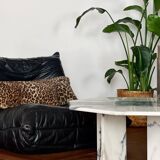 Vintage 70s marble coffee table