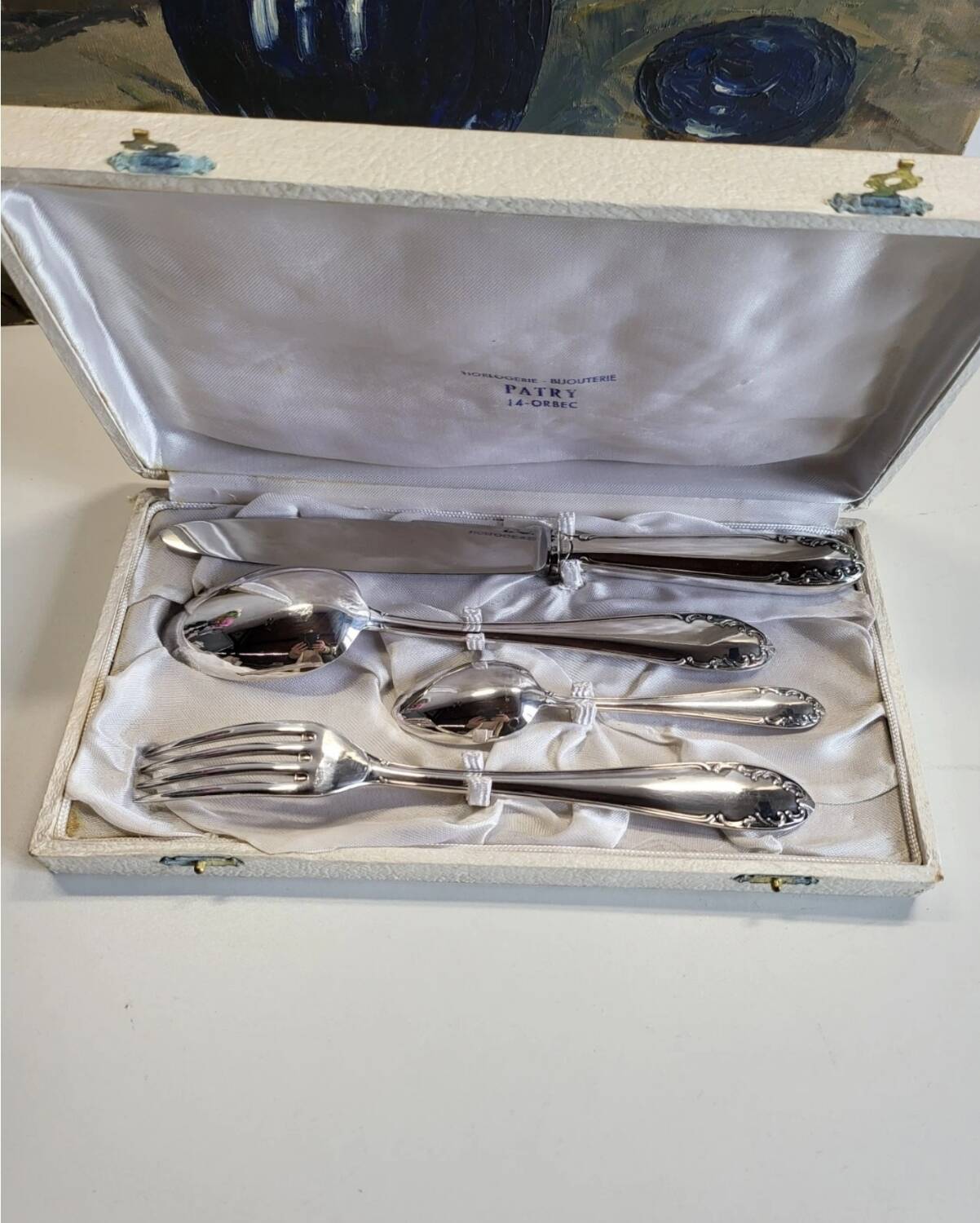 4-Piece Flatware Set, Liberty Silver-Plated Metal