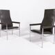 Paire de fauteuils à dossier haut de Fritz Hansen, Danemark des années 1980