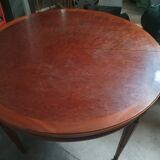 Louis XVI table in Cuban mahogany