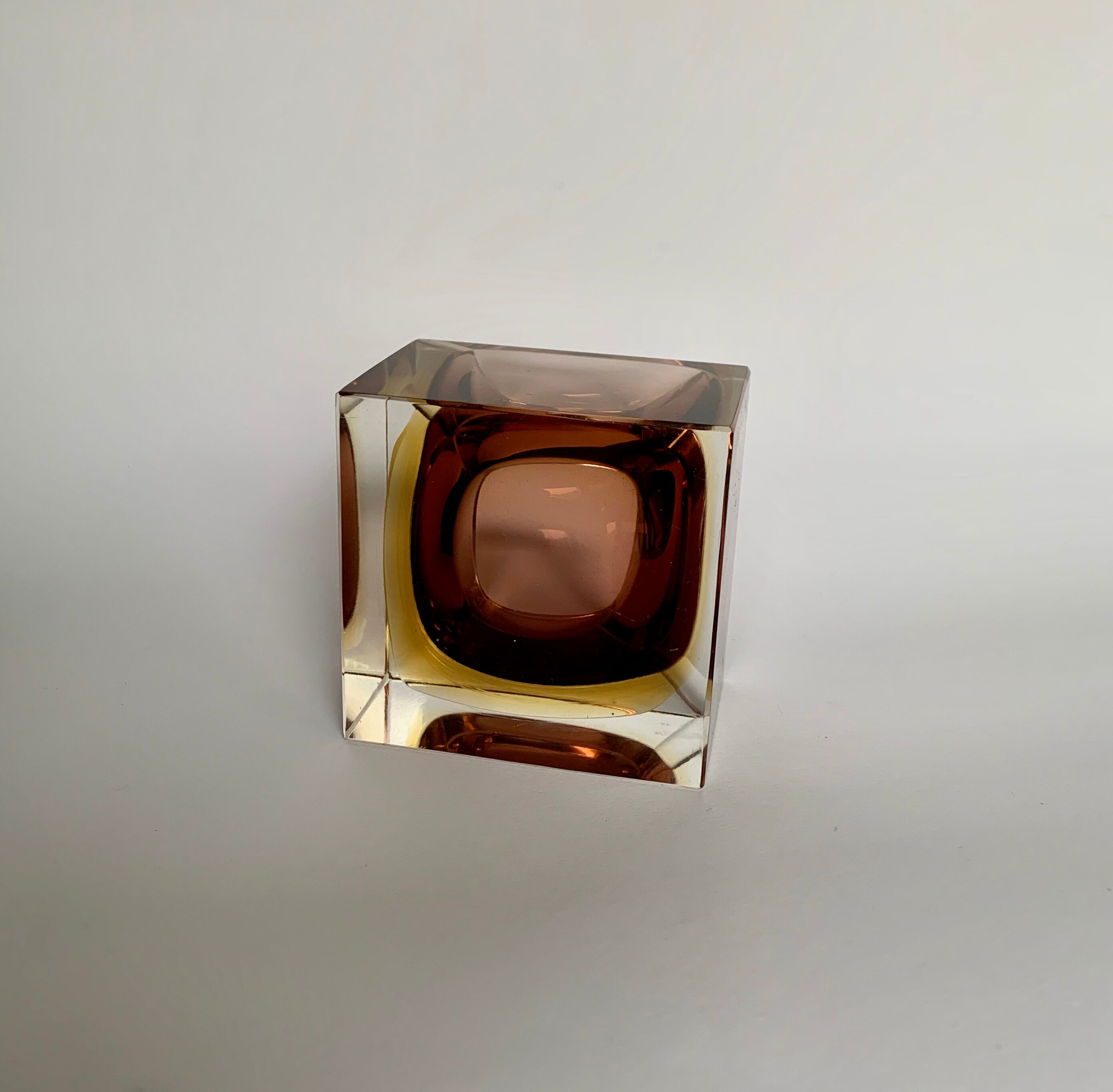 Ashtray by F. Poli for Murano, Italy, 1960s