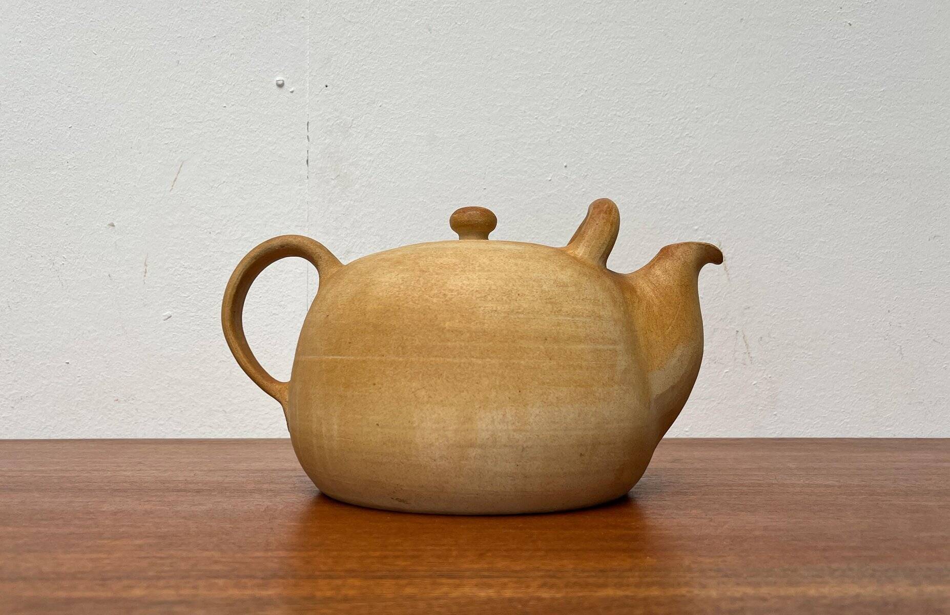 Teapot Studio Denmark Large Mid-Century by Herman A. Kähler for Kähler, 1960s