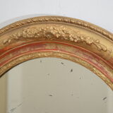 Victorian giltwood wall mirror