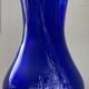 Trio de vases Art Déco bleu cobalt
