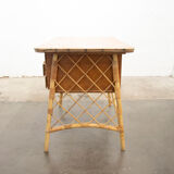 Rattan desk