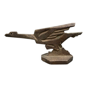 Mascotte en bronze 1930 Décor