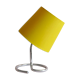 Lampe de bureau jaune vintage années 80 avec bras articulé