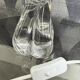 Vintage twisted crystal lamp base signed BACCARAT – 20th century