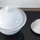 Ensemble de table vintage en porcelaine blanche