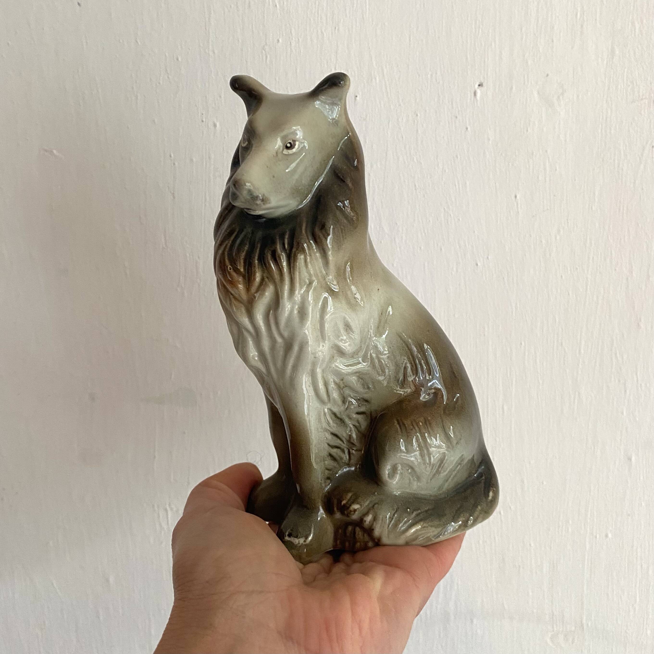 Vintage ceramic dog