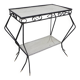 Table d'appoint vintage sculpturale en acier (style Mategot), années 1950