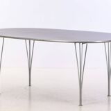 Superellipse table limited edition numbered by Bruno Mathsson and Piet Hein - Denmark 70s/80s