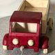 Wooden tipping lorry, vintage toy